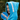 Foxes kids hooded towel (Jumbo, turquoise)