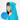 JumboPLUS hooded towel, turquoise (13+ yrs)